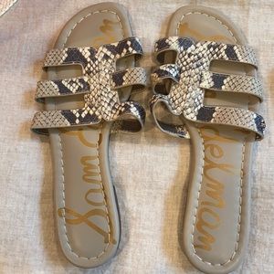 Sam Edelman snakeskin sandal